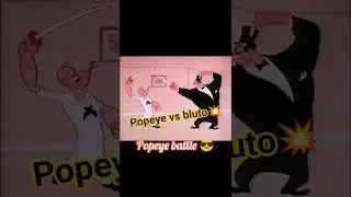 Popeye vs Bluto 💥 | Crazy Fight Over Olive 😡