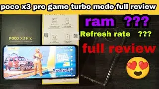 poco x3 pro game turbo mode review, gaming review, ram management, refresh rate