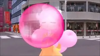 MMD Bubblegum Float Animation: Little Raffina's Gum Float