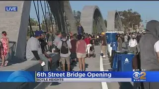 Newly constructed 6th Street bridge opens to public