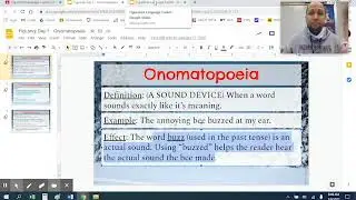 Figurative Language:Onomatopeia (review mini-lesson/activity)