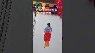 girl drawing easy step by step #art #drawingideas #drawing #bollywoodcoversongs 😀