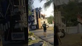 akhirnya RAWIT EXPRESS bisa masuk lapangan andongsari #dj #soundsystem #soundkarnaval