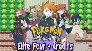 Pok&eacute;mon Yellow - All Elite Four Battles + Credits