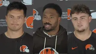 Mason Graham, Myles Garrett and Dillon Gabriel Press Conference | October 3rd 2025