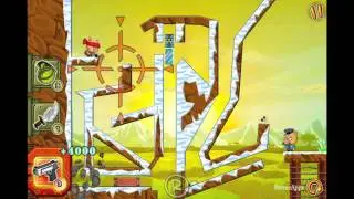 Hambo Gunslinger level 5-38 Walkthrough Gameplay (Gold Medal Level 38 Solution)