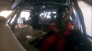 2013 Tatts Finke Desert Race Inland Electrical Grid Girl Hot Lap Roll Over