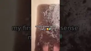 My first shower since march 😍🥰