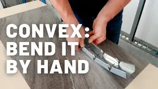 I PROFILI - Sneak peek: CONVEX metal studs for plasterboard. How to easily bend them!