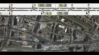 CAST Vehicle - Simulation of a Bus Hub / Bus Station