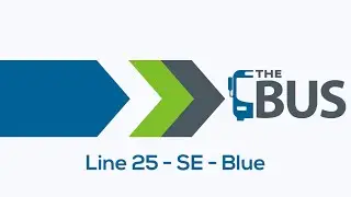 City Utilities Transit - New Bus Route - Line 25, SE, Blue