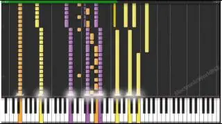 [Midi Synthesia] Naruto - The Raising Fighting Spirit [Piano Tutorial]