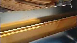 Impregnation of cladding and fencing timber profiles with a machine