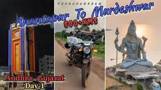Anantapur To Murdeshwar bike ride||Andhra to Parul university  day-1 part-1|Bike ride started💓#bike