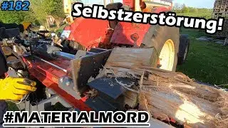 Holzspalter | Der erste Test | Die Selbstzerstörung! | FAIL | Schichtspalter | Mr. Moto