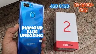 Realme 2 diamond blue 4gb 64gb unboxing & hands on experience
