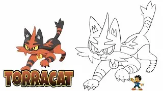 How to Draw Torracat &ndash; Easy Step by Step