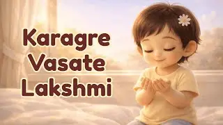 Karagre Vaste Lakshmi | कराग्रे वसते लक्ष्मीः | Morning Prayer for Kids | Calm Start to the Day