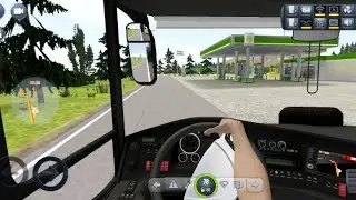 Bus Simulator Ultimate | Petrol Pump Refill ⛽🔥 | India Highway Drive 🛣️ | Ultra Realistic Gameplay 🚌