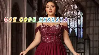 SHEIN GLAMOROUS EVENING DRESS