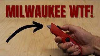 МИЛУОКИ Чёрт возьми!!! - Универсальный самовытягивающийся нож Milwaukee с картонным лезвием - обзор