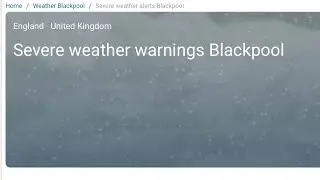 How bad was the weather in #blackpool ?