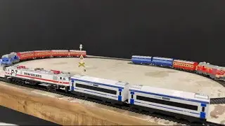 Indian Railways Train Ho Scale Model Brake Fail Accident On Tracks 