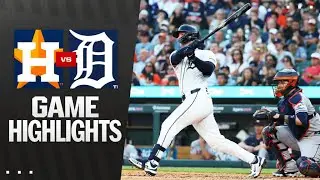 Tigers vs. Astros HIGHLIGHTS: Flaherty's 9-Strikeout GEM & Offensive EXPLOSION!