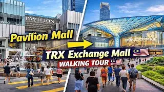 Easy Walk From Pavilion Bukit Bintang To TRX Exchange Mall | Kuala Lumpur 2026 Walking Tour 🚶‍♀️❤️🔥