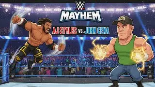 AJ Styles vs John Cena &ndash; WWE Mayhem Gameplay | Epic Match
