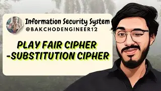 Playfair Cipher Algorithm | Information Security System #rtu