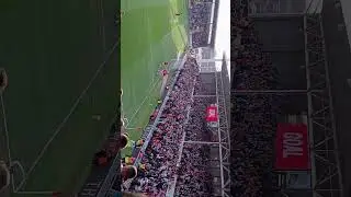 Wrexham Fans Going Mental #uk #football #Wales #wrexham #wrexhamfc #skybetleagueone
