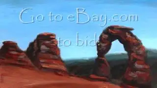 Acrylic Landscape Painting Video Demo, Delicate Arch, Utah, Greg Neal