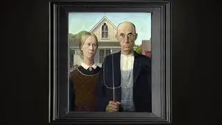 American gothic//Американская готика    Funny cartoon