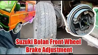 Suzuki Bolan Front Wheel Brake Adjustment | @areyouknow4 | #car #repairing #carworkshop