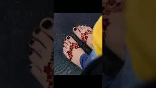 top most unique feet Mehandi designs 🥰🥰#short