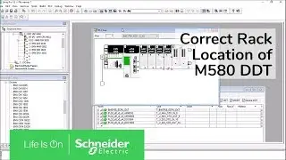 Correcting Rack Location of M580 DDT IO Module in Unity Pro | Schneider Electric Support