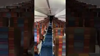 Inside United Airlines Boeing 727-100  Cabin #aviationlovers #boeing #unitedairlines