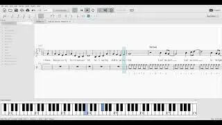 Lead Me Lord with Digital Oboe Digital Percussion and Scrolling Piano Keys