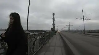 Petersburg. A walk from the Cathedral Mosque to the Singer Company House.