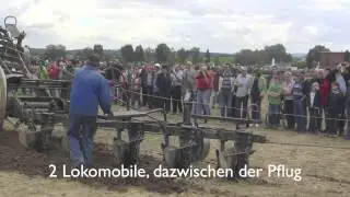Dampfpflug. Pfl&uuml;gen mit dem Heucke-System
