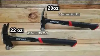 Best Hammer : Building Your Home - STARWORK True Mechanic&trade; 20 OZ & 22 OZ Claw Hammer