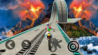 Impossible Motor Bike Tracks 3D - Hight Speed Bike Tracks - Android Gameplay #7