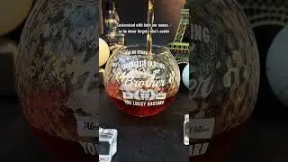 Congrats On Being My Brother You Lucky Bastard | Personalized Golf Whiskey Glass