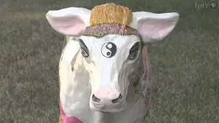 Butter Cow Concrete Art (Part 6) - Iowa State Fair 2011