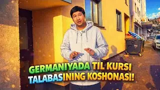 Germaniyada Til Kursi Talabasining Yotoqxonasi 😲 | Real Hayot | Xoji Vlogs
