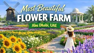 Most Beautiful Flower Garden Farm Abu Dhabi UAE