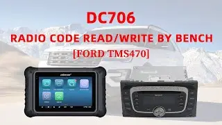 OBDSTAR DC706 Read Write FORD TMS470 Radio Code by Bench - Cardiagtool