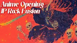 Crimson Ronin ⚔️ | Japanese Folk Fusion x Medieval Rock | High-Energy Battle Music for Work & Study