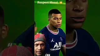 Mbapp&eacute; respect Messi 💥 #viral #football #messi